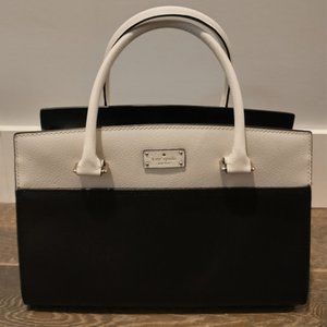 BRAND NEW Kate Spade Caley Grove Street Black and White Purse